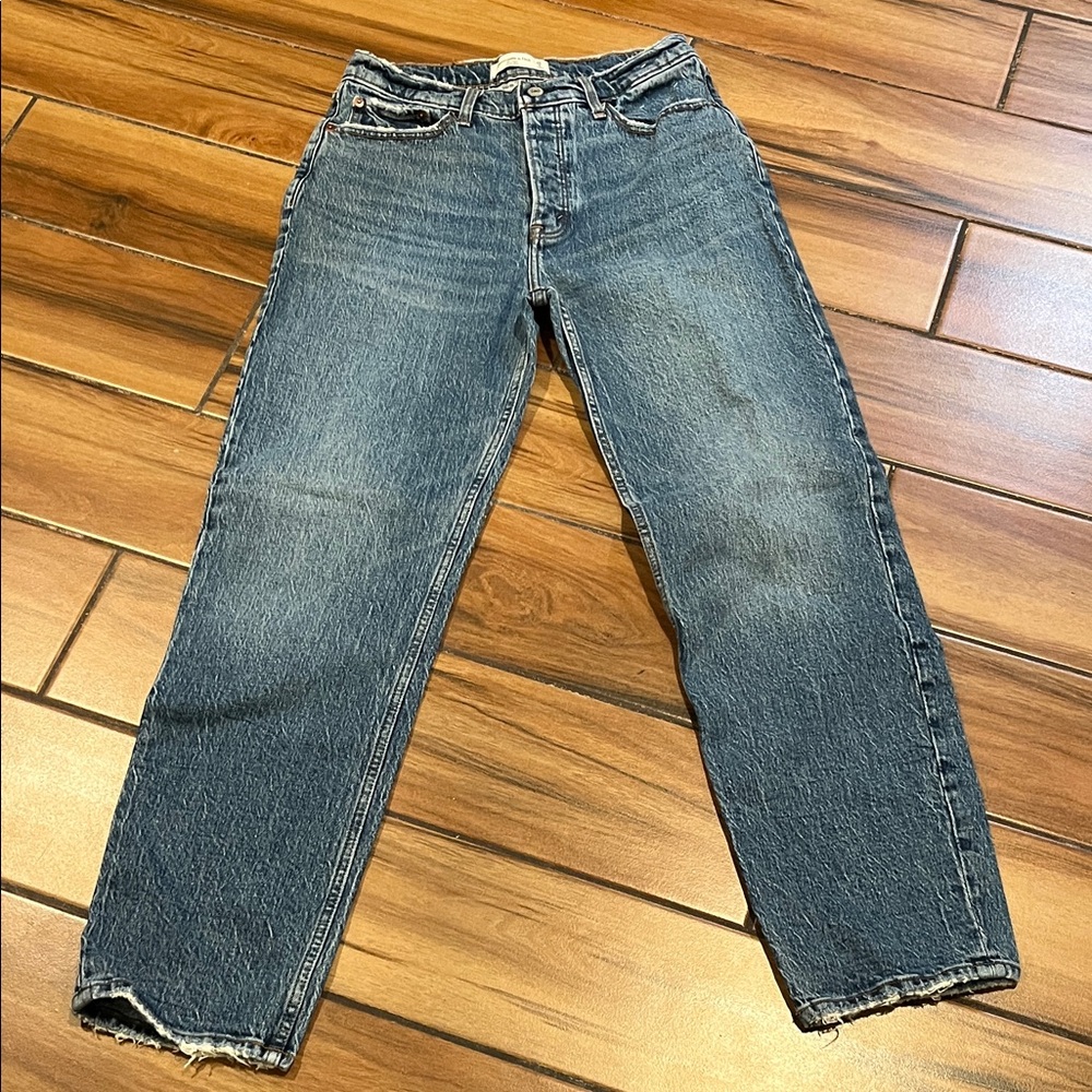 Abercrombie & Fitch High Rise Blue Jeans